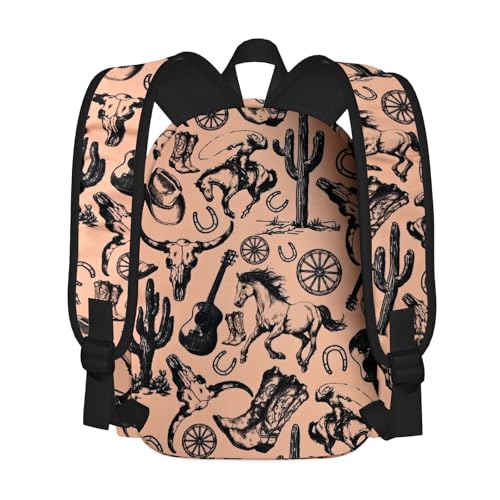 Western School Backpack for Girls Boys Teens Bookbag 17 Inch Laptop Backpack for Sports Travel Camping - Image 4