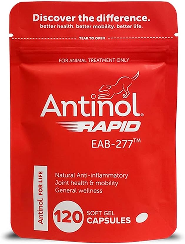Antinol Rapid for Dogs (120 Capsules) Pet Supplies