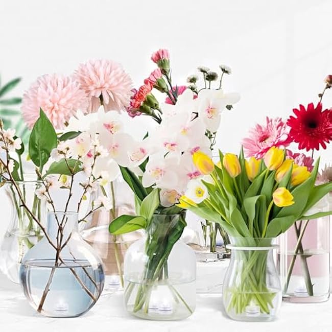 Submersible LED Light, Tea Lights, Pond Underwater Small LED Lights, Battery Operated 125 Hours, for Wedding Home Vase Festival Party Decoration White 24Pcs (Built-in 48 Batteries)