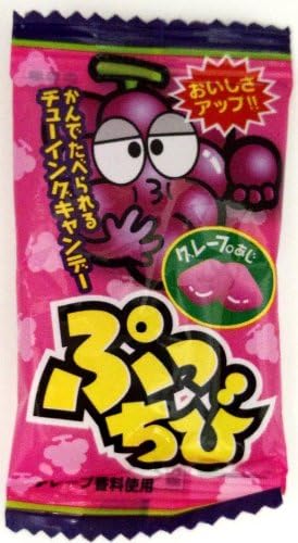 Meiji chewing gum Pu~tsuchibi grape 3gX50 bags