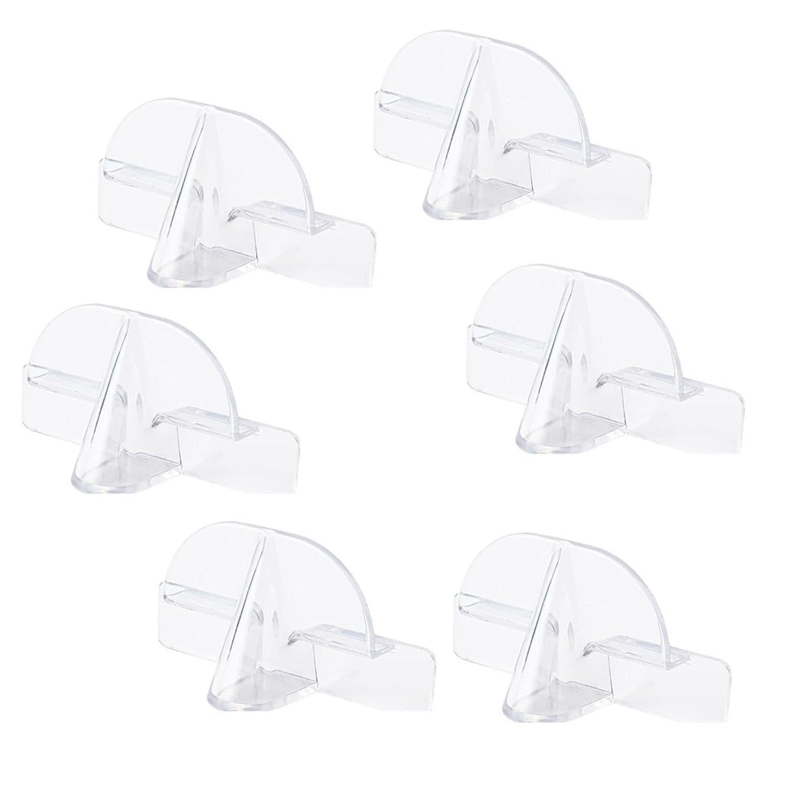 6 Piece Eyeglass Storage Rack Wall Mounted Practical Eyeglass Holder Organizer Smooth Surface Won't Scratch Your Stand