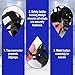 Youth Wrestling Headgear, Adjustable Kids Wrestling Ear Guard with 5-Point Strap System Lightweight Protective Headgear for Boys & Teens Wrestlers Training and Competition (Black)