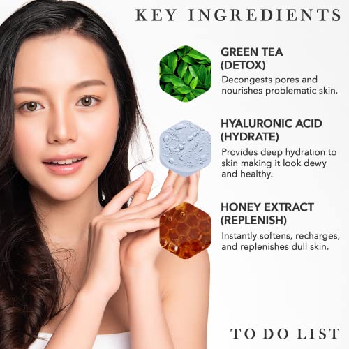 To Do List Honey Glow Sheet Mask | Professional Spa-Grade Korean Sheet Masks | Premium Face Mask Skin Care | Self Care Kit | Detox, Hydrate, & Replenish | Korean Skin Care For All Skin Types | (Pack Of 30) #TOP4