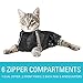 Cat Grooming Bag - LARGE, cat restraint bag + FREE Cat Muzzle by, Downtown Pet Supply