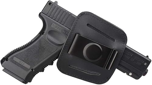 Caza pistolera negro pistola pistola clip bolsa para G1ock 17 18 19 1911 Beretta 92 pistola táctica IWB OWB fundas de cuero