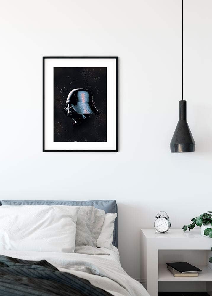 Komar Wall Picture Star Wars Classic Helmets Vader Children's Room Decoration Art Print Without Frame WB093 30 x 40 cm Size 30 x 40 cm (Width x Height) - Image 3