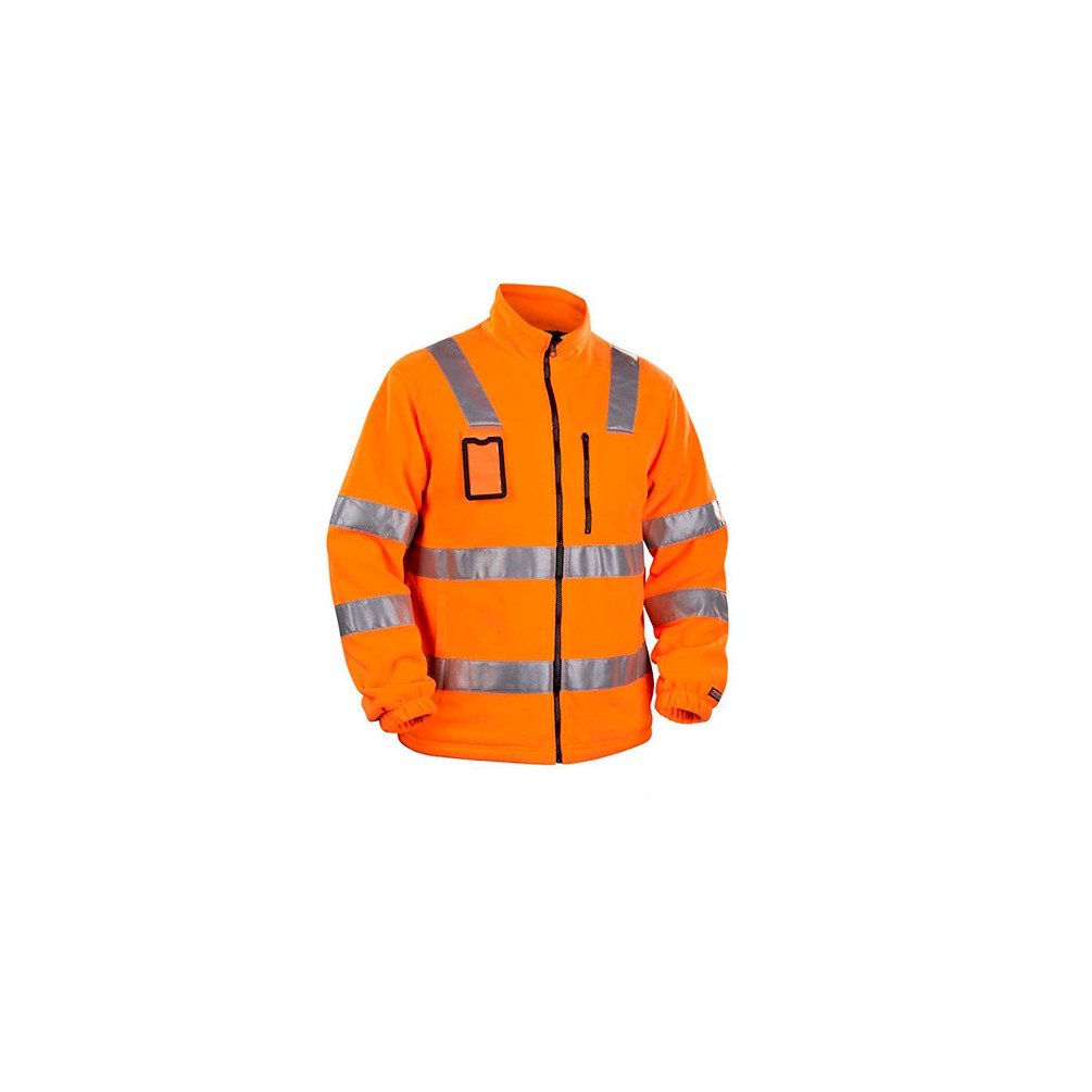 High Vis kurtka polarowa pomarańczowa
