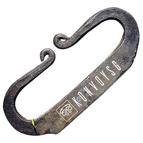 KonvoySG High Carbon Steel Simple Fire Lighting Tool Striker Emergency Starter for Use with All Kinds of Tinder for Bushcraft and Survivalists and Camping. Cover