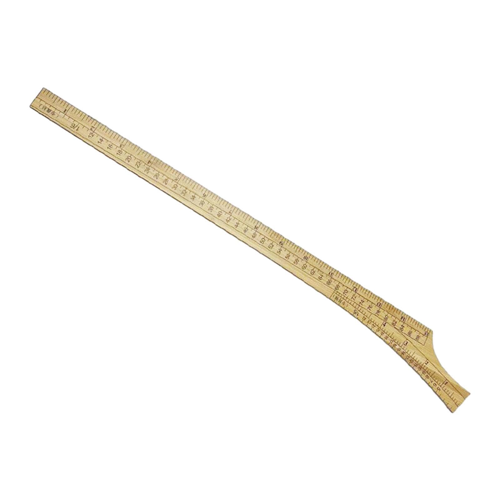 LIXSAZSE Dual Sided Bamboo Ruler Scale Ruler Designed With Clear Markings Tailoring Tasks And Accurate Measurements Sewing Measurement Tool Clothing Alteration