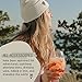Atticus Poetry Cuffed Beanie for Women, Lightweight Acrylic Beanie for Year Round Wear - with Patch or Embroidered- One Size - Off White Heart