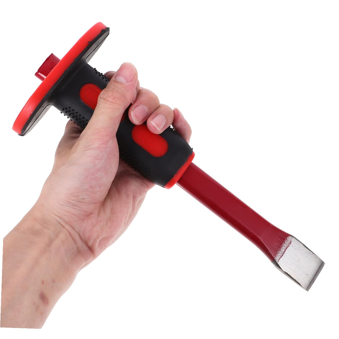 Gatuida Set di Scalpelli da 25cm per Demolizione e Intaglio in Cemento e Pietra, Acciaio Cromo-vanadio Impugnatura in Pvc, per Lavori Edili e Metallo