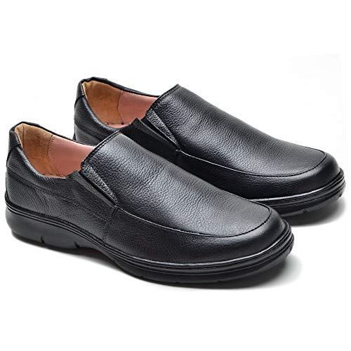 Sapato Social esporte Masculino sola antistress leve legitimo couro bovino soft F500 (41, F500 espor