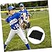 GOOHOCHY Adhesive Baseball Glove Strap Slip Softball Pitcher Glove Accessory for Youth and Adults Black Design