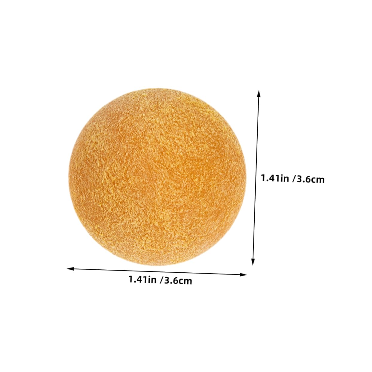 Toyvian 6pcs Foosball Balls for Table Soccer Game Replacement Balls for Family Entertainment Lightweight and Portable Indoor Fun for Rooms