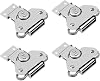 4Pack Spring Loaded Butterfly Twist Latch,Toolbox Case Chest 304 Stainless Steel Spring Loaded Toggle Latch Catch Hasp Clasp Clamp