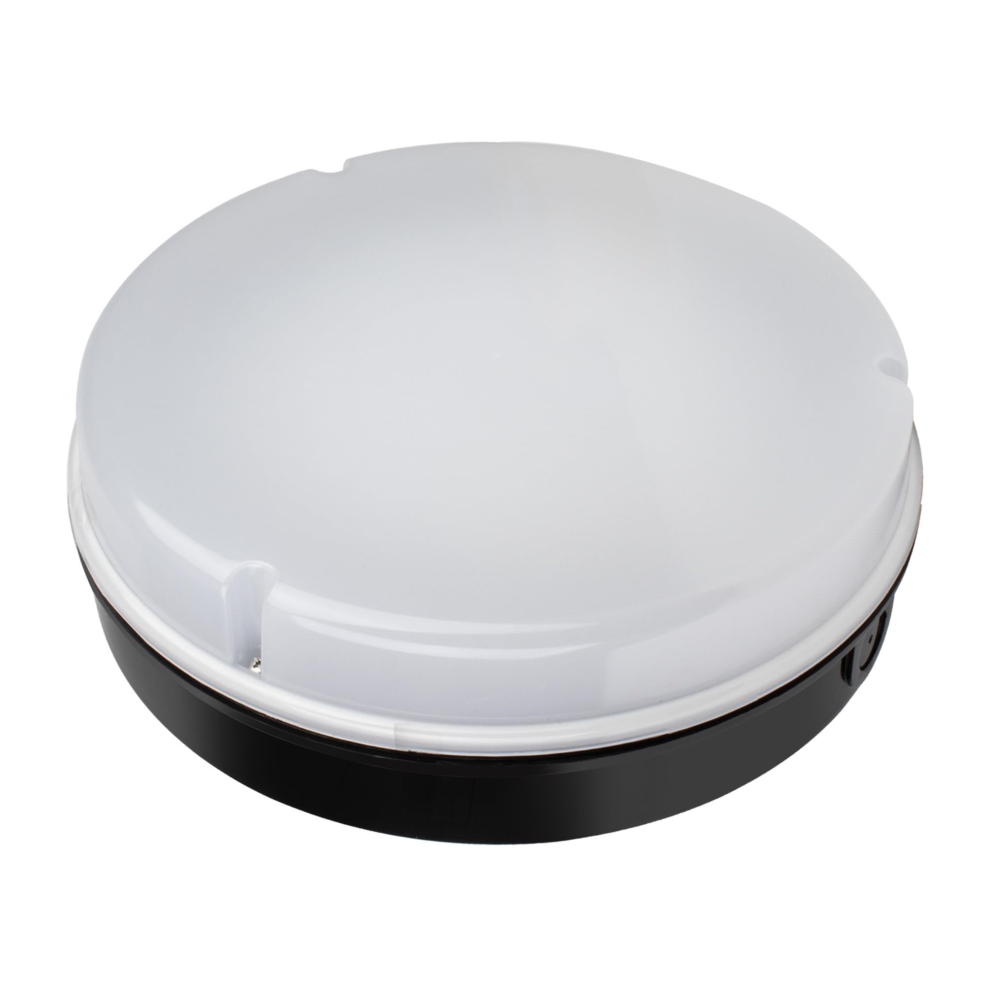 Bright Source Wall & Ceiling Round Utility LED Bulkhead, Black, Switchable Wattage 9W 14W 18W, IP65, 120° Beam Angle - Image 2