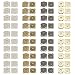 WDDA 40 Stück Magnetische Knopf, DIY Magnetknopf, Magnetknopf Nähen Druckknöpfe, 14mm Magnetverschluss, Für Taschen, Nähen, Handwerk, Handtaschen, Kleidung (Bronze, Silber, Schwarz, Gold)