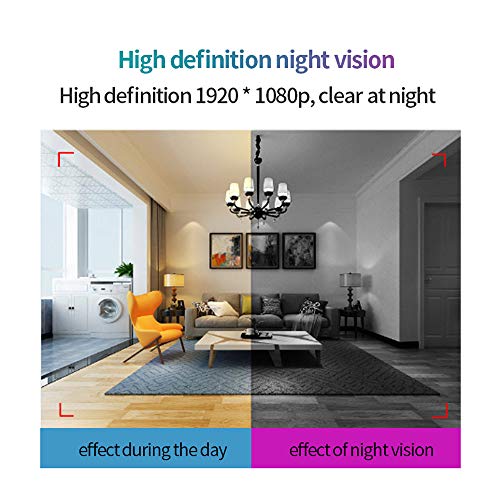 Câmera HD 1080P Gravador Potável Visão Noturna Mini Câmera para Detecção de Movimento para Gravação