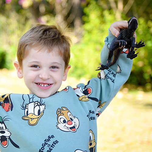 Gemini & Genius Dinosaur Toy, Black Velociraptor With Movable Mouth-Variation Raptor-12 Inches Length- Realistic Dinosaur Figurine Gift For Kids #TOP7