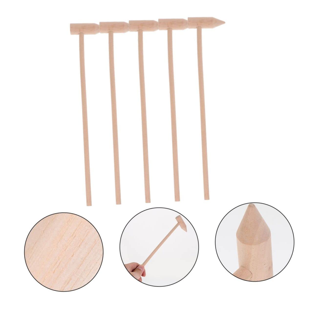 DECHOUS 5pcs Hammer for Mini Mallets for Creative Play Improves Hand Eye Coordination and Dexterity Present for Boys
