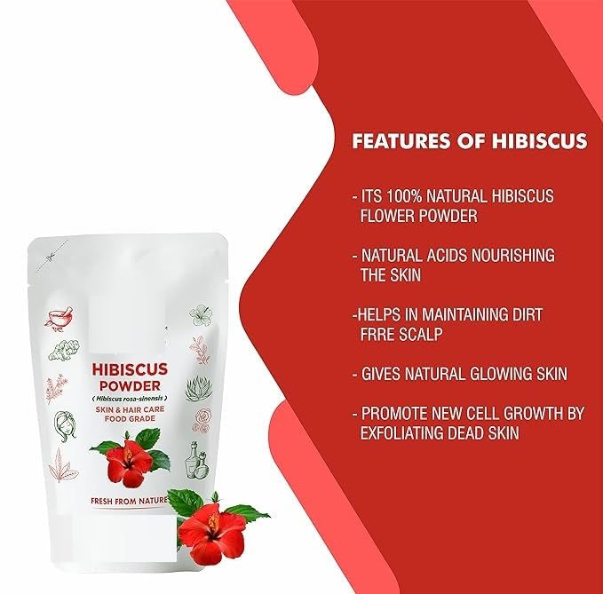 Miniatura 3 de Hibisco en Polvo 227 Gm0.5 Lbs