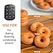 CHEFMADE Mini Donut Baking Pans, Non-Stick 12-Cavity Donut Pan, Carbon Steel Cake Baking Pan - BPA Free Mini Bagel Pan, Oven, Microwave, Freezer Safe