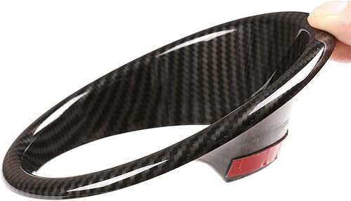 Miniatura 6 de YIWANG carbono Fibra estilo ABS coche delantero niebla lámpara cubierta TRIM 2 unids para BMW X5 F15 2014 2015 2016 2017 2018 auto externo Accesorios