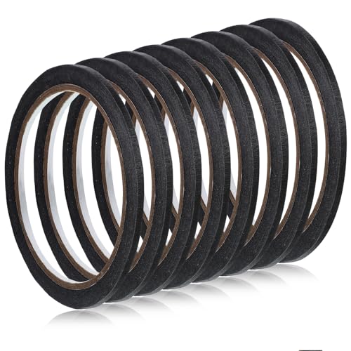 Aphumedc 8 rollos de cinta autoadhesiva de 3 mm x 20 m para pizarra blanca, para oficina, escuela, pizarras blancas, pizarras blancas, pizarras blancas, pizarras blancas, tableros negros