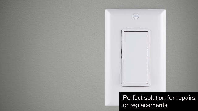 switch　ホワイト GE Paddle Rocker Switch - Single Pole Switch, On/Off