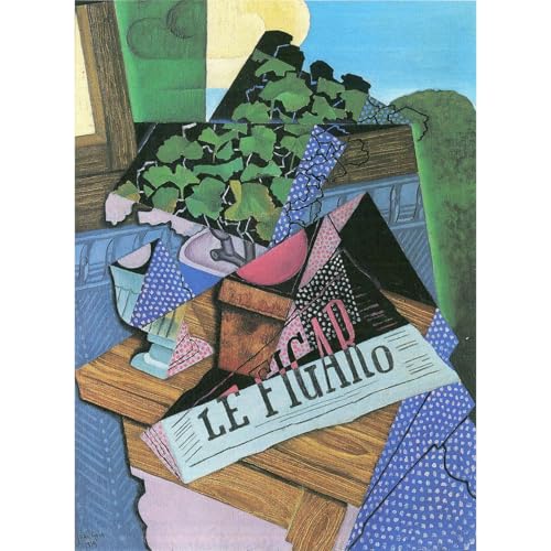 Affiche Juan Gris Nature morte avec géraniums poster géant pour salon 101x127 cm