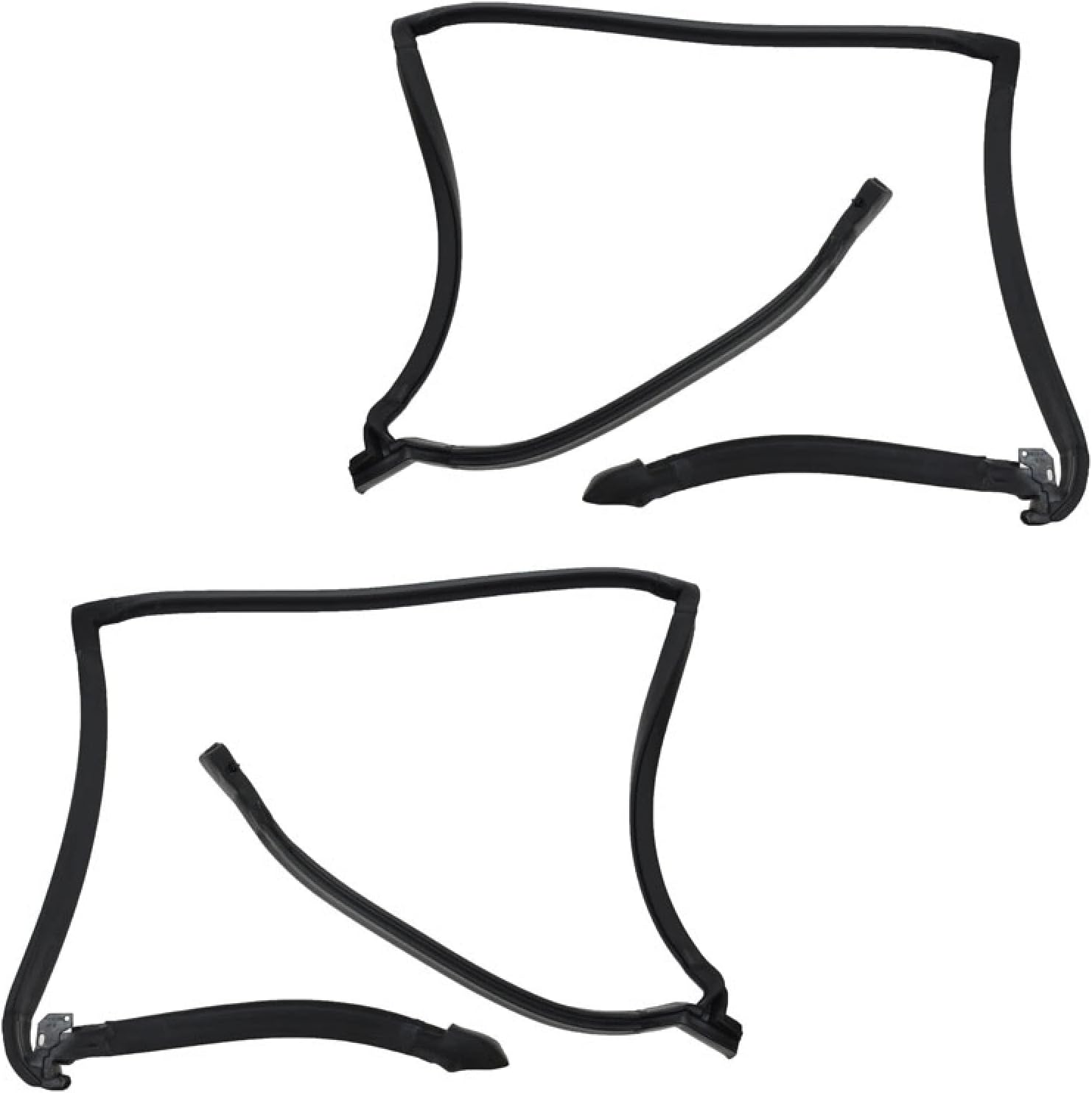 TRQ T-Top Roof Weatherstrip Seal Compatible with 1978-1987 Buick Regal 1978-1988 Chevrolet Monte Carlo Oldsmobile Cutlass Supreme Pontiac Grand Prix