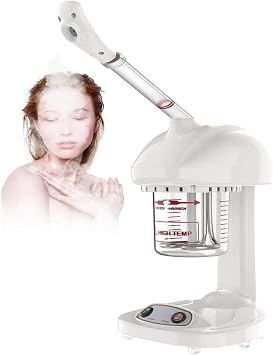 Portable Desktop Mini Steamer Ozone Mini Facial Personal Care Home or Salon, White