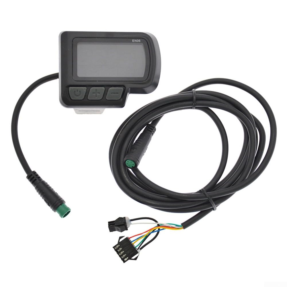 Écran LCD H6C Pour Vélo Électrique / Scooter - 24V-60V, Couleur, USB - Compatible Avec La Plupart Des Modèles (6 Broches)