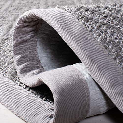 Tapete decorativo rectangular 2' x 3' Sisal SAFAVIEH miniatura 5