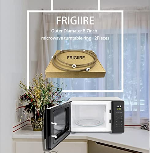 Microwave Turntable Ring Microwave Oven Rotating Roller Support Ring, Microwave Glass Plate Tray Wheel Ring(Large, 2 Pieces) #TOP4