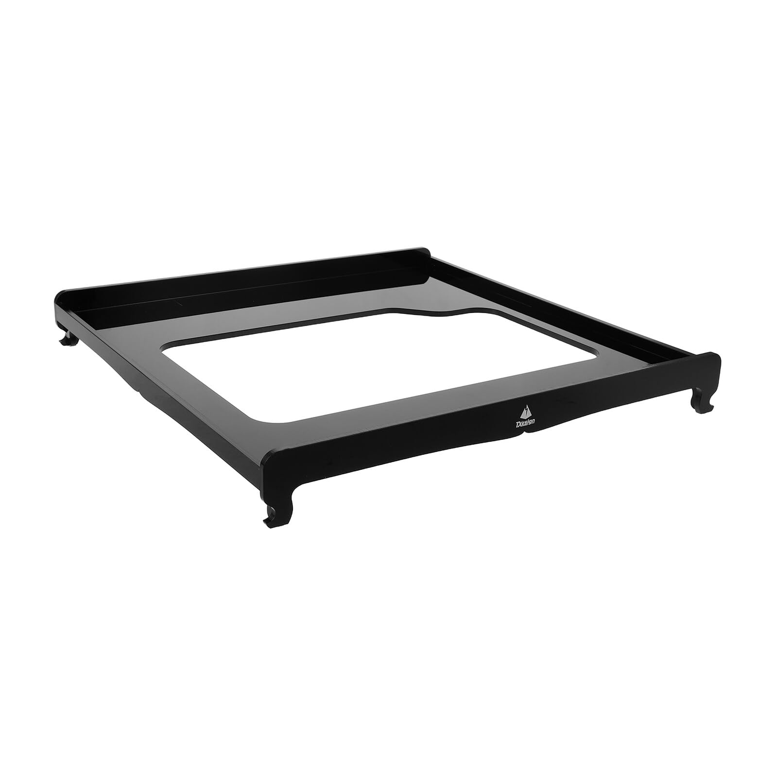 Base Aislante para Tocadiscos Vinilo, Soporte Acrílico Negro Plataforma Antivibración para Equipos de Audio, Pies Estabilizadores para Música y Reducción de Ruido en Dj