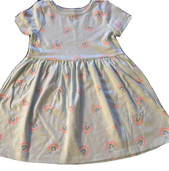 Cat & Jack Girls Pocket Dress Ocean Green2