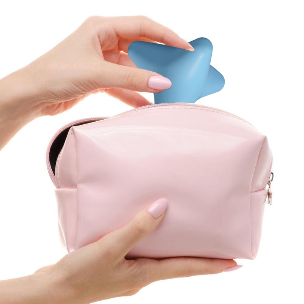 OULIGET Palla massaggiante per punti di innesco, palla manuale per tessuti profondi e fasciali, strumento terapeutico per fitness, collo, spalle, schiena, piedi, sollievo dallo stress