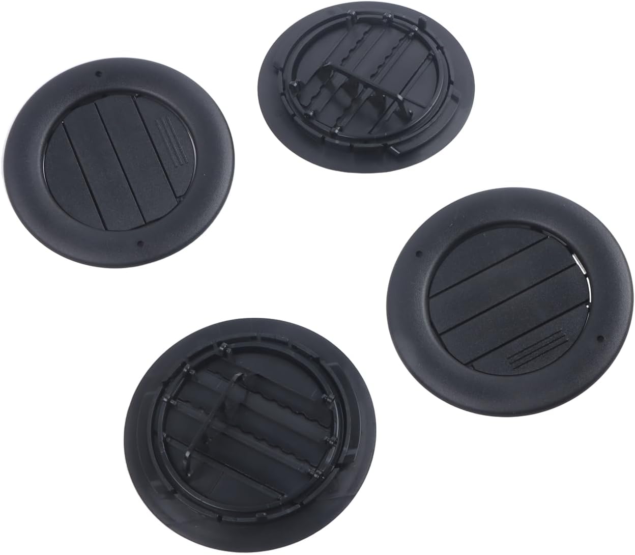 4Pcs Rear Ceiling Roof AC Air Vent 9C2Z-19893-AD 9C2Z19893AD Roof Headliner AC Heater Air Vent Louvre Replacement for Ford E-150 E-250 2009-2014 E-350 E-450 Super Duty 2009-2017