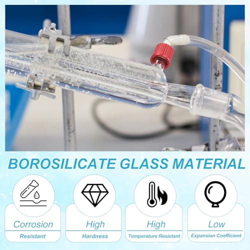 Adaptateur de distillation en verre borosilicate 14/20 haute qualité - 3