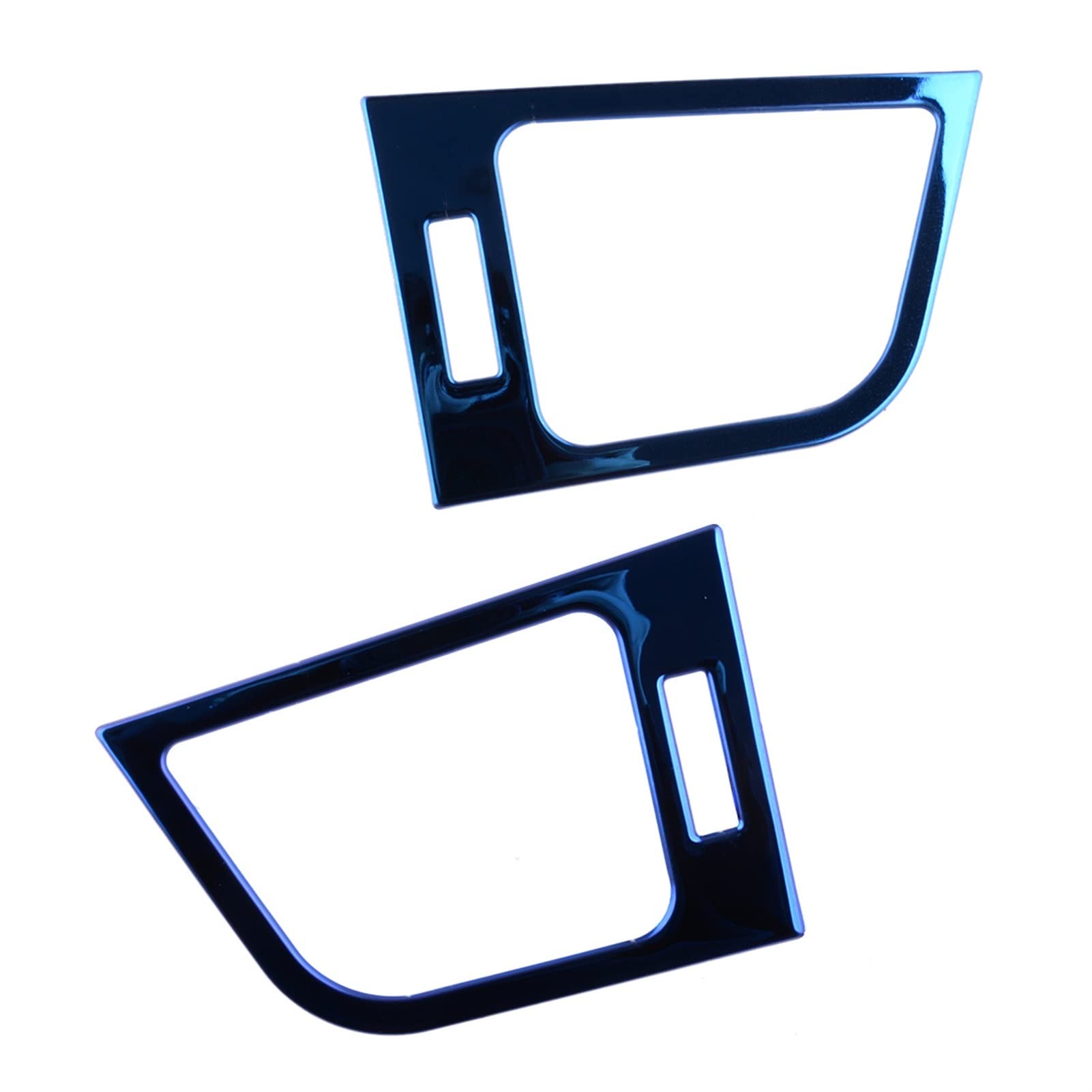 WEBWAY 2Pcs ABS Blue Car Dashboard Air Conditioning Vent Outlet Decor Trim For Hyundai Elantra 2011 2012 2013 2014 2015 2016 Interior Mouldings