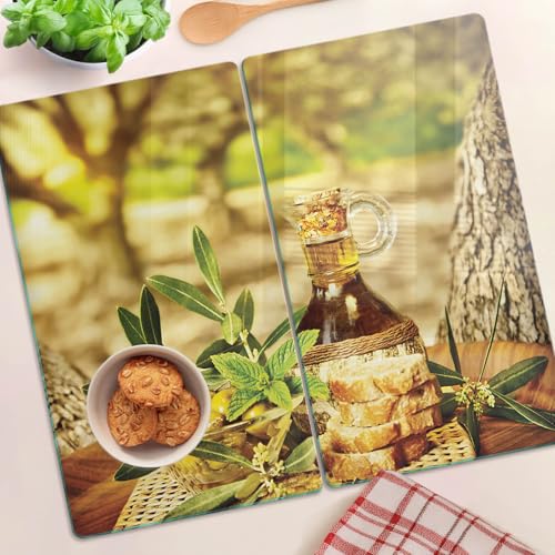Planche de cuisine en verre résistant à la chaleur et robuste - 5