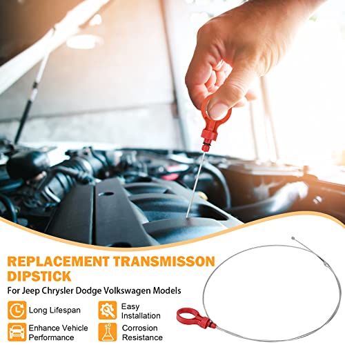 Transmission Dipstick For Jeep Liberty Patriot Dodge Nitro Caliber Charger Chrysler 300 Town Country 2.7 3.5 3.6 3.7 5.7 6.1 6.4 Cvt Automatic Transmission Fluid Dipstick 9336A 8863B 42Rle Nag1 62Te #TOP1