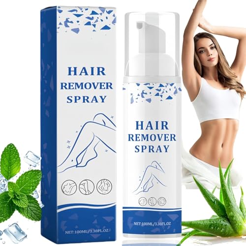 Hair Removal Spray,Painless Hair Remover for Sensitive Skin,Hair Off Hair Removal Cream,Painless Body Hair Eraser Spray,Gentle Formula for All Skin Types,Effective Absolutely Pain-Free,Men and Women