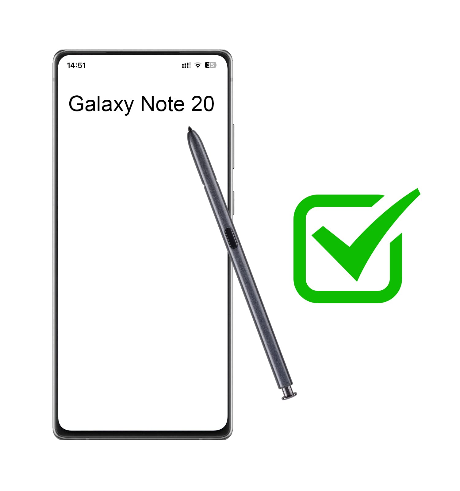 Duotipa Note 20 Stylus Pen di ricambio per Samsung Galaxy Note 20 & Note 20 Ultra All Versions Touch S Pen con punte e piume (grigio)