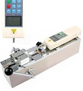 HinLIaDa Digital Force Gauge, Manual Horizontal Digital Push-Pull Meter 500N Digital Force Meter Pull Force Gauge Wire Harness Tensile HPH Pull Force Tester Equipment,150MM Effective Travel