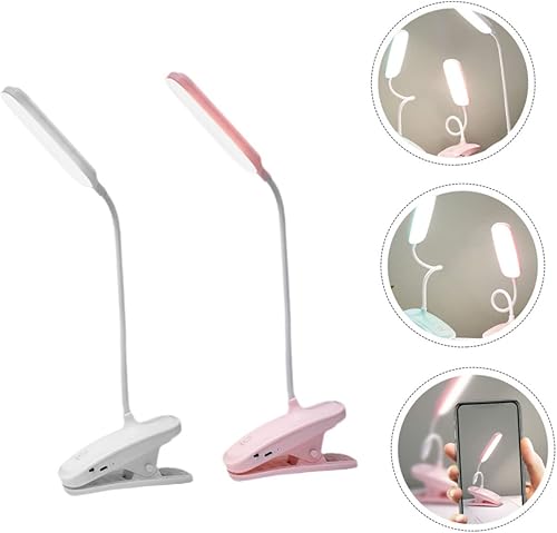 Miniatura 8 de DOITOOL Lámpara de noche protectora para cama de noche, lámpara de cabecera de cama, lámpara de lectura, lámpara de estudio, luces de noche para