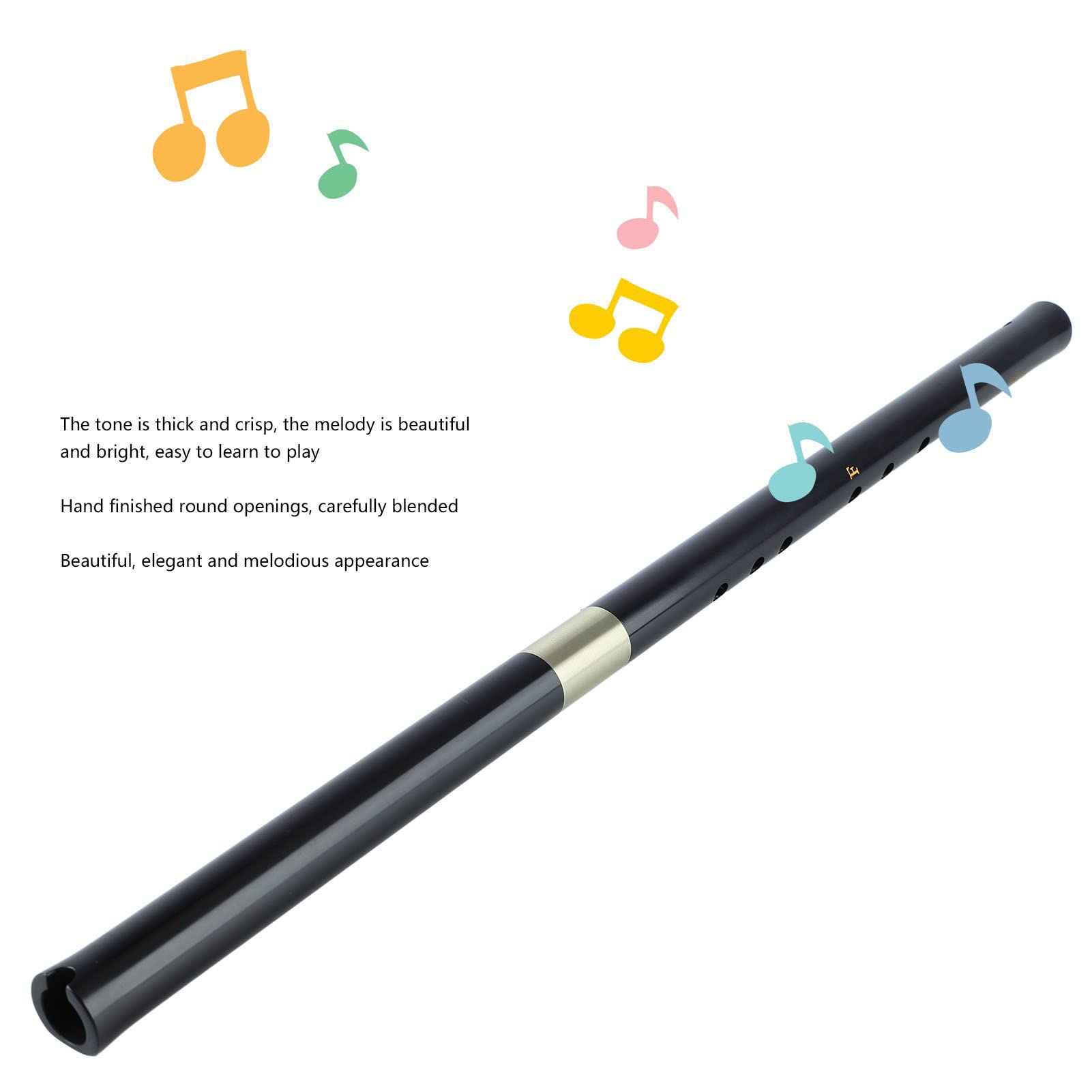 Flauto Verticale Tradizionale, Handcrafted Wood, Strumento Musicale Italiano, Professional Quality, Made in Italy, for Musicians, Students, Music Enthusiasts, and Home Decor