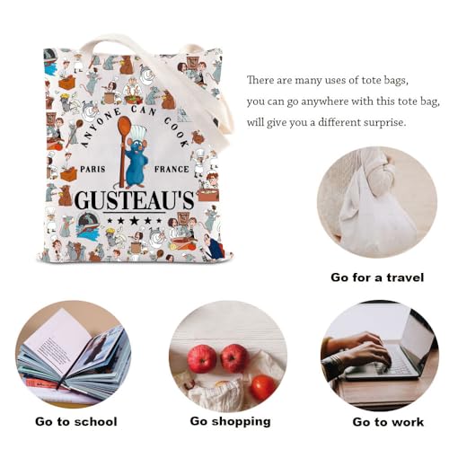 Bolsa Tote de Lona KUIYAI Remy Movie Merchandise miniatura 4