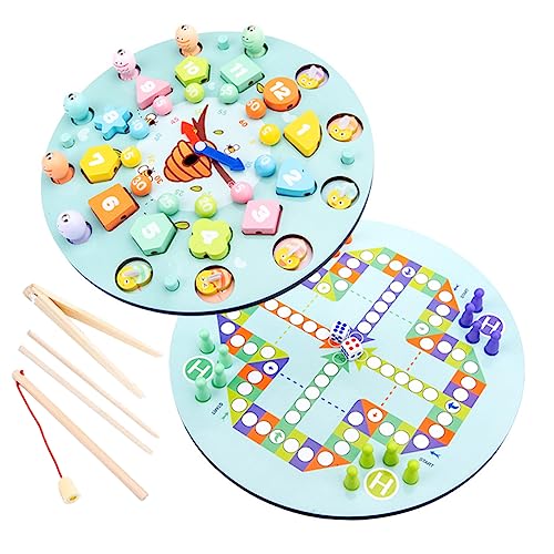 TOBBOMEY 1 Establecer Juguetes De Pesca para Juguetes para Imanes para para 1-3 Juguetes Preescolares De Aprendizaje Juguetes De Caza De Pesca para 3-5 Juguetes De Pescado Cordón Juguete